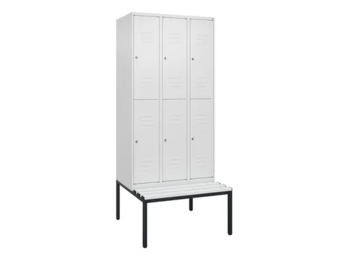 Dubbeldekse dekenkist,HxBxD 2120x900x815mm,3x2vak.,vak B 300mm