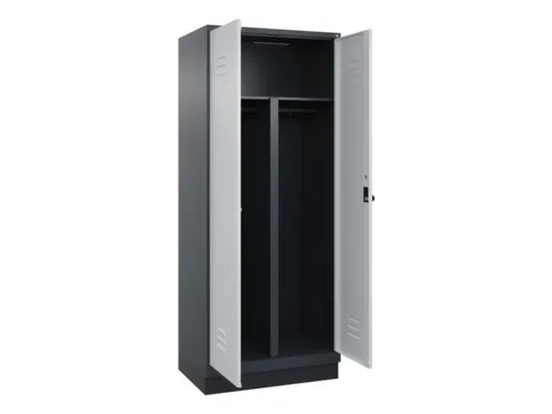 PBM-locker,HxBxD 1950x800x500mm,2vak,vak B 400mm,draaigrendel
