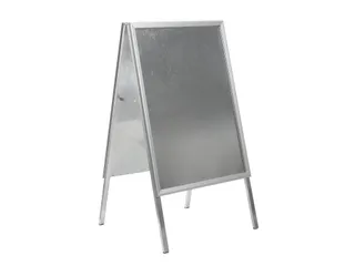 Europel Stoepbord Economy A1 32mm zilver - 3