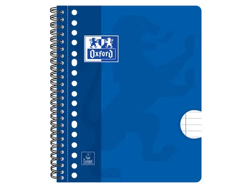 Collegeblok Oxford School A5+ 17-gaats 80vel assorti