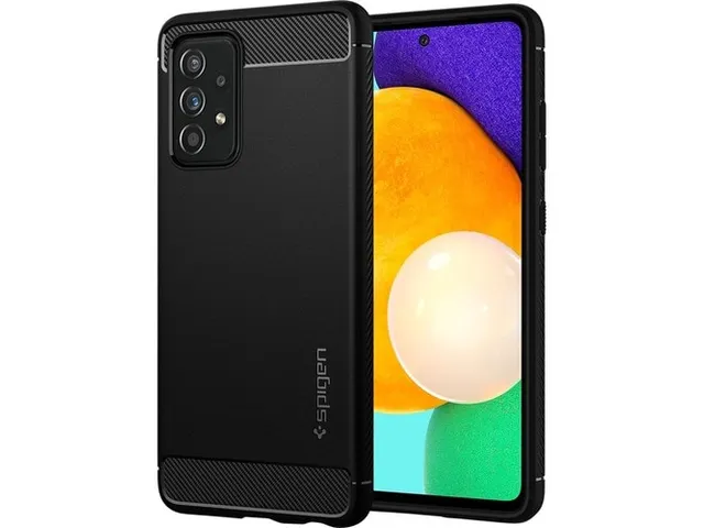 Spigen Case ACS02315 Galaxy A52 (LTE/5g) Rugged Armor mat zwart