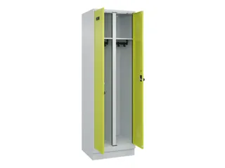 locker voor scheiding van kleding,HxBxD 1950x600x500mm,2vak - 1