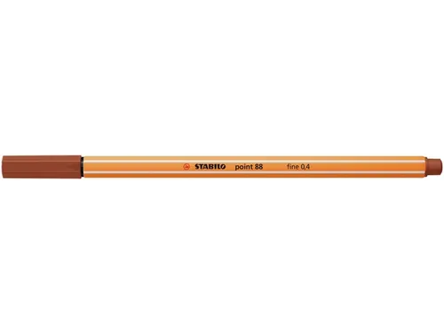 Fineliner STABILO point 88/38 fijn krijtrood