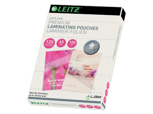 Pochette de plastification Leitz Ilam A5 125 microns 100pcs