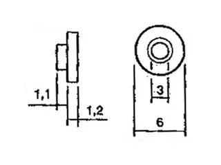 Kunststof Ring Voor TO220 - 2