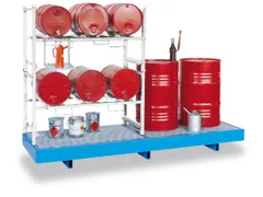 Complete Aanbieding Stapelframes 2X 3X60L Combi Opvangbak Verzinkt