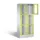Lockerkast 1800x810x500mm 2x3 vakken Cilinderslot, Sokkel, RDS1108060