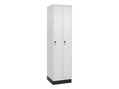 locker,HxBxD 1950x500x500mm,2vak,vak B 250mm,draaigrendel,sokkel