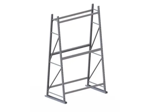 magazijnrek voor profielen,grondveld,tweezijdig,HxBxD 2500x1400x800mm