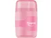 potloodslijper + gom Connect Soft Touch assorti pastelkleuren, op blis