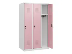 schoollocker,HxBxD 1530x900x500mm,3vak,vak B 300mm,draaigrendel