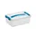Q-line opbergbox 4L transparant blauw - 30x20x10,4cm