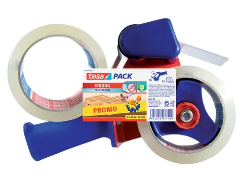 Handkartonsluiter Tesa + 2 Rol 50Mmx66M Transparant