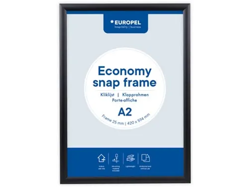 Kliklijst Europel Economy A2 25Mm Zwart