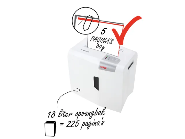 Papiervernietiger Hsm Shredstar X5 Snippers 4.5x30mm P-4