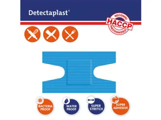 Detectaplast 8046 kneukelpleister waterafstotend elastisch blauw 50 st - 3