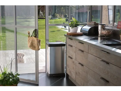 Pedaalemmer Decobin Duo 23+23 Liter Zilver Zwart