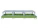 bac de rétention,p. 3xIBC,vol. rétention 1000l,HxlxP 780x3850x1460mm