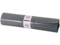 Afvalzak 140 liter 70 micron grijs 80x120cm