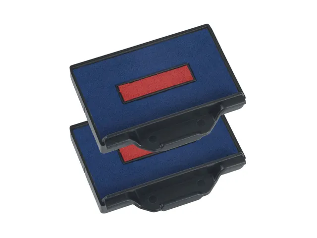 Stempelkussen Trodat Professional 6/53/2 2 stuks blauw en rood