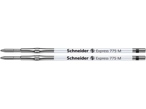 Balpenvulling Schneider Express 775 M 2 stuks op blister zwart