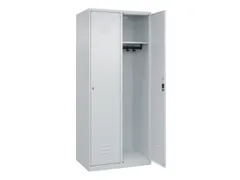 locker,HxBxD 1850x800x500mm,2vak,vak B 400mm,cil.-slot,staand op vloer