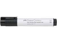 tekenstift Faber-Castell Pitt Artist Pen 101 wit, 2.5mm
