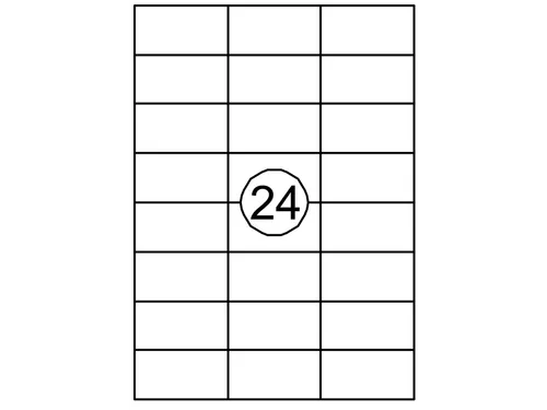 Etiket Quantore 70x37mm Wit 360 stuks