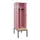 PBM-locker met bank,HxBxD 2120x600x815mm,2vak,vak B 300mm