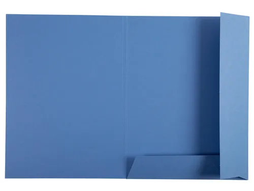Dossiermap Exacompta Clean'Safe 2kleppen blauw 5 stuks