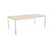 In hoogte verstelbaar bureau,HxBxD 720-840x2000x1000mm,NE-esdoorn
