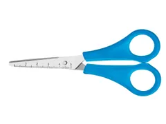 Schaar Westcott Kids 13cm spitse punt RH blauw in polybag