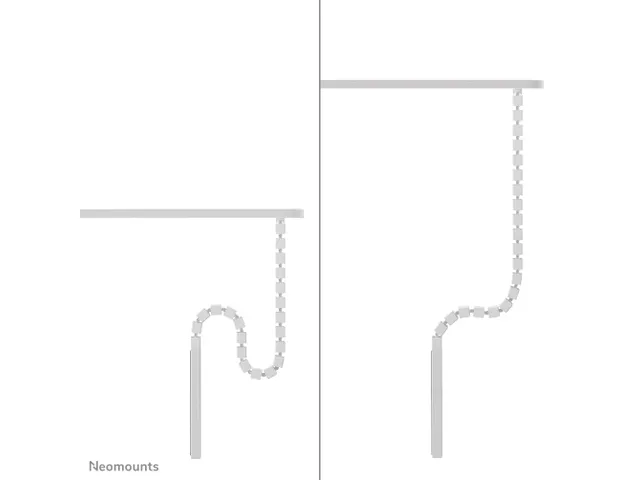Neomounts ADS06-133WH Kabelgeleider - modulaire segmenten - schroefbev