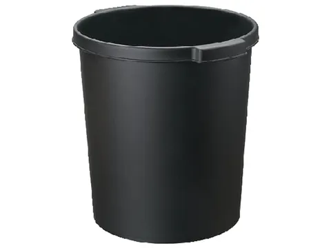 Papierbak Jalema Re-Solution 15 liter met griprand zwart