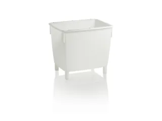 Hoekige Opslagbak Onderrijdbaar Hxbxd 830x945x725mm 400 Liter Wit - 1