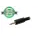 Mannelijke 2.5mm Stereo Jack - Plastic Zwart