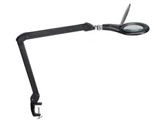 Loeplamp LED MAULmakro Zwart Met Tafelklem