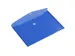 Enveloptas HF2 A4 335x240mm dwars PP transparant blauw