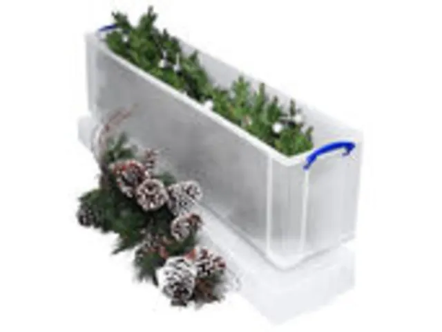 Opbergbox Really Useful 77 liter 1201x270x355mm transparant wit