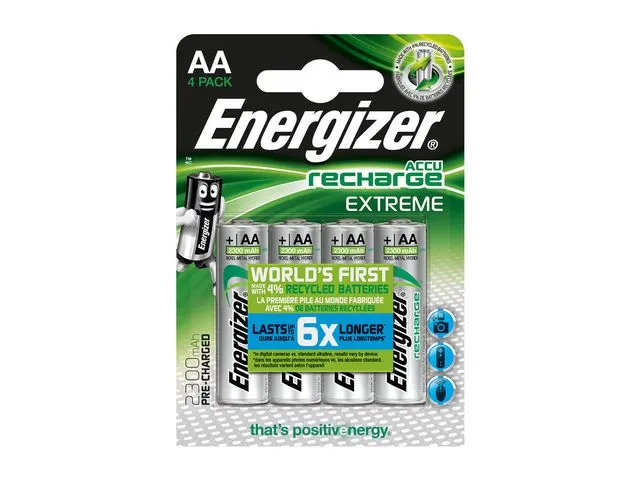Batterij Energizer Oplaad 4xaa 2300mah