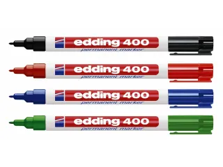 Viltstift edding 400 rond groen 1mm - 4