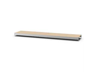 houten vloer,v. breedvakstelling,BxD 2500x400mm,dikte 19mm,vakl. 350kg - 3