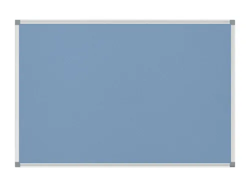 Prikbord MAULstandaard 90x180cm Textiel Licht Blauw