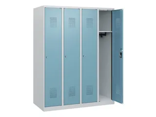 schoollocker,HxBxD 1530x1200x500mm,4vak,vak B 300mm,cil.-slot - 1