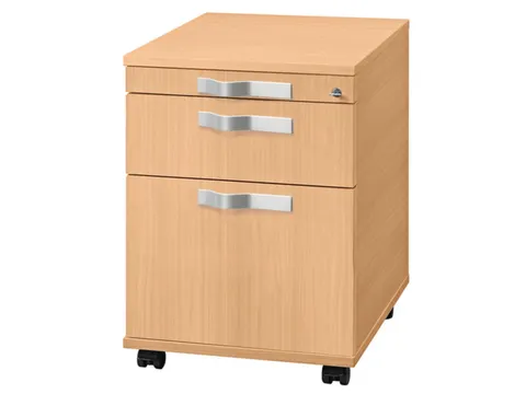 mobiel ladeblok,HxBxD 590x428x560mm,1lade(n),Gestreepte greep