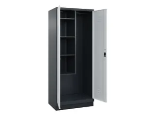 schoonmaakkast,HxBxD 1950x800x500mm,links 4vakken - 1