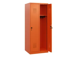 schoollocker,HxBxD 1530x600x500mm,2vak,vak B 300mm,draaigrendel - 1