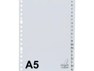 Tabbladen A5 Kangaro 17-Gaats G520AZM A-z Grijs Pp - 1