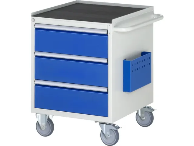 gereedschapswagen 795x580x650mm metaalblad 450kg 3 laden RAL5010