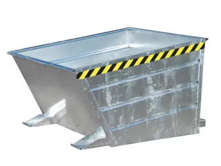 kiepbak,HxLxB 730x1375x800mm,0,5m³,draagverm. 750kg,verzinkt - 1